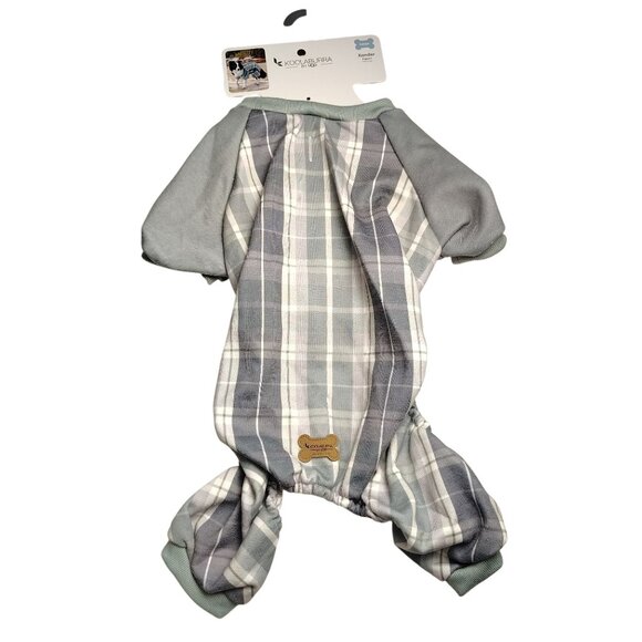 Koolaburra By UGG Xander Large Dog Pajamas With Green Plaid Design - Picture 2 of 9